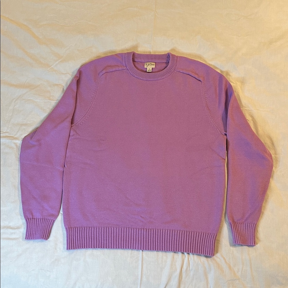 J. Crew Men's Orchid Purple Crewneck Sweater